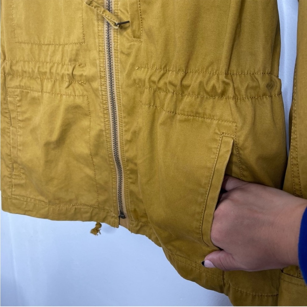 Madewell Egyptian Gold Fleet Utility Field Canvas Jacket- XS - Picture 7 of 14